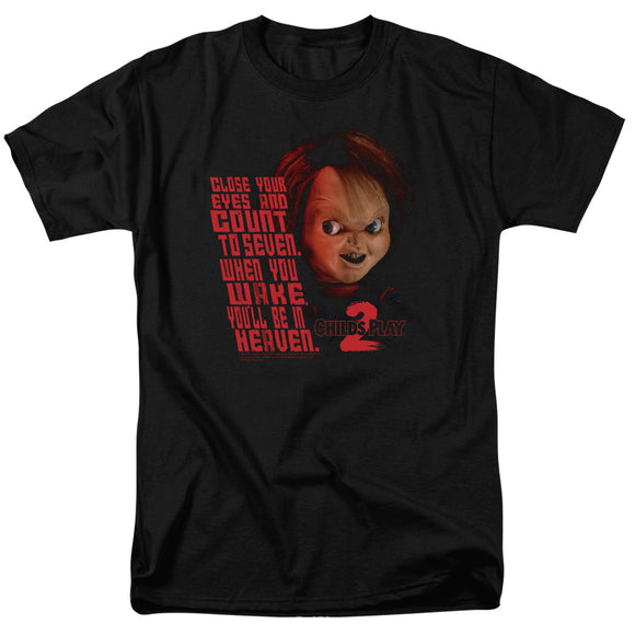 Childs Play T-Shirt Close Your Eyes Black Tee - Yoga Clothing for You