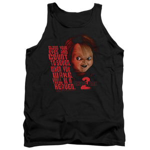Childs Play Tanktop Close Your Eyes Black Tank - Yoga Clothing for You