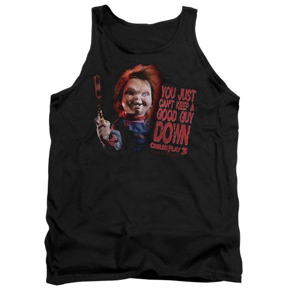 Childs Play Tanktop Can't Keep a Good Guy Down Black Tank - Yoga Clothing for You
