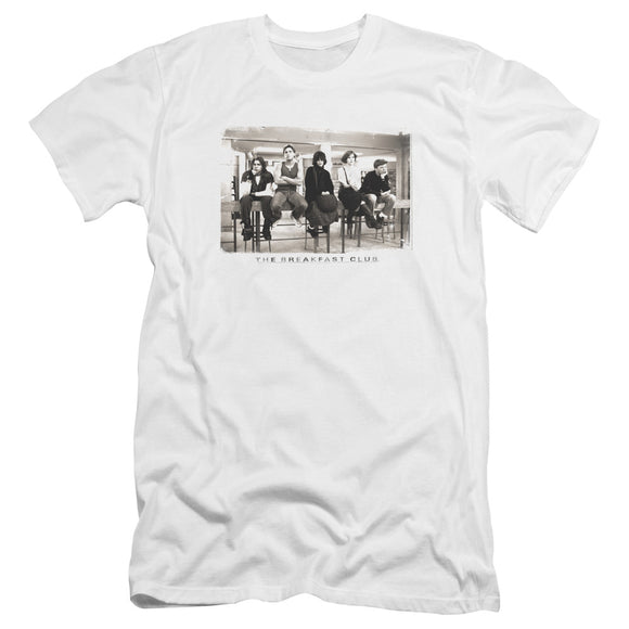 The Breakfast Club Group Photo White Premium T-shirt - Yoga Clothing for You