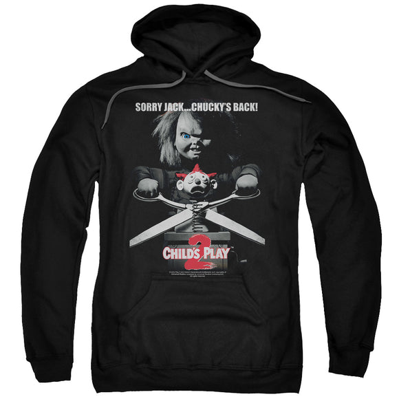 Childs Play Hoodie Sorry Jack Chuckys Back Black Hoody - Yoga Clothing for You