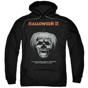 Halloween Hoodie Pumpkin Skull Poster Black Hoody - Yoga Clothing for You