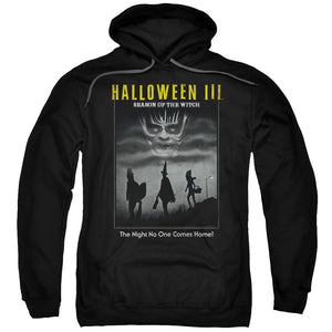 Halloween Hoodie Black and White Poster Black Hoody - Yoga Clothing for You