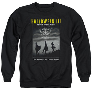 Halloween Sweatshirt Black and White Poster Black Pullover - Yoga Clothing for You