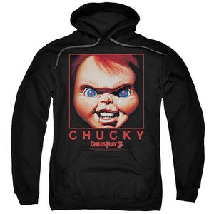 Childs Play Hoodie Chucky Portrait Black Hoody - Yoga Clothing for You