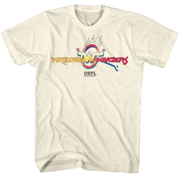 USFL Arizona Wranglers Natural T-shirt