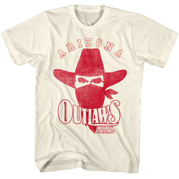 USFL Vintage Arizona Outlaws Natural T-shirt
