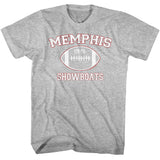 USFL Memphis Showboats Grey T-shirt