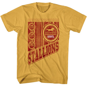 USFL Vintage Birmingham Stallions Ginger T-shirt