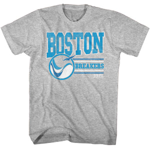 USFL Boston Breakers Logo Grey Tall T-shirt