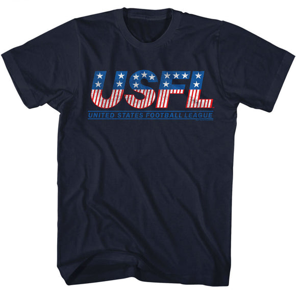 USFL Logo Navy T-shirt