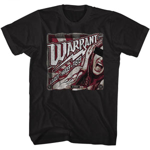 Warrant Band T-Shirt Louder Harder Faster Black Tee - Yoga Clothing for You