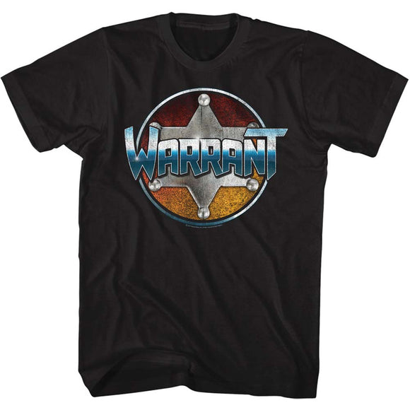 Warrant Band Tall T-Shirt Logo Black Tee - Yoga Clothing for You
