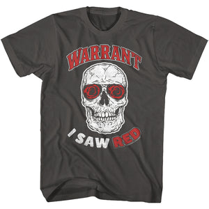 Warrant Band T-Shirt I Saw Red Smoke Tee - Yoga Clothing for You