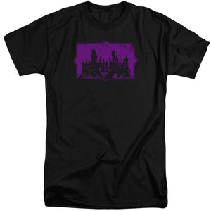 Fantastic Beasts 2 Tall T-Shirt Hogwarts Silhouette Black Tee - Yoga Clothing for You