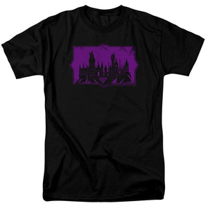 Fantastic Beasts 2 T-Shirt Hogwarts Silhouette Black Tee - Yoga Clothing for You