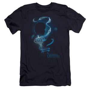 Fantastic Beasts 2 Premium Shirt Newt Silhouette Navy Tee - Yoga Clothing for You