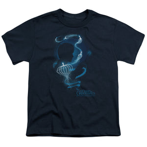 Fantastic Beasts 2 Kids T-Shirt Newt Silhouette Navy Tee - Yoga Clothing for You