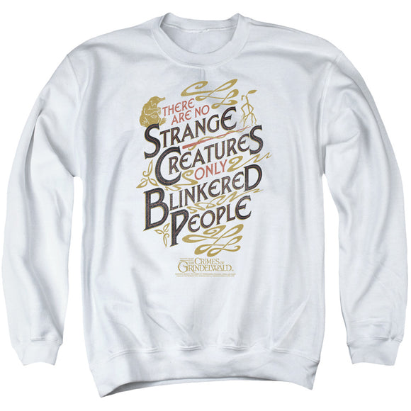 Fantastic Beasts 2 Sweatshirt Blinkered People White Pullover - Yoga Clothing for You