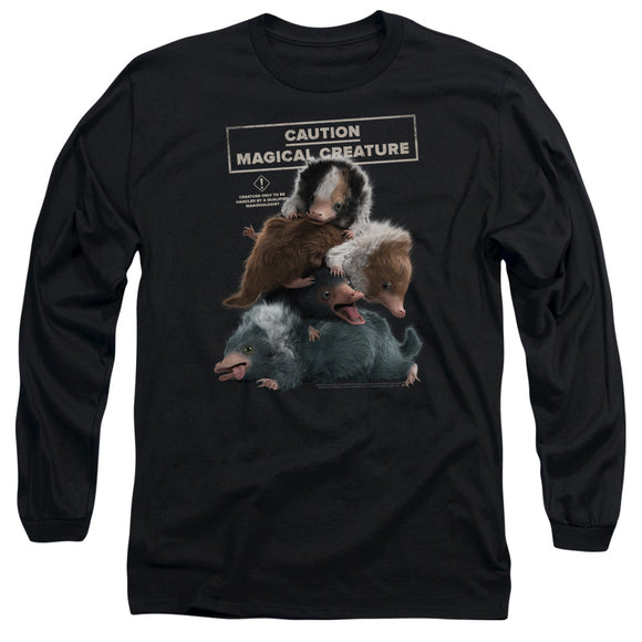 Fantastic Beasts 2 Long Sleeve Creature Pile Up Black Tee - Yoga Clothing for You
