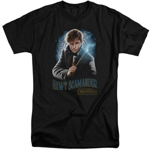 Fantastic Beasts 2 Tall T-Shirt Newt Scamander Black Tee - Yoga Clothing for You