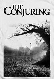 The Conjuring Long Sleeve T-Shirt Vintage Tree Poster White Tee - Yoga Clothing for You