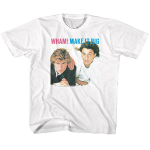 Wham Toddler T-Shirt Make It Big Album Cover White Tee - Yoga Clothing for You
