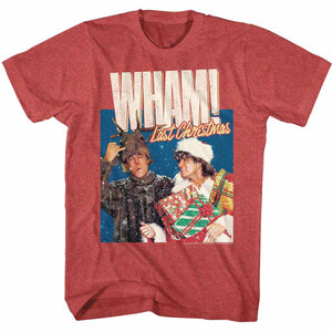 Wham T-Shirt Last Christmas Red Heather Tee - Yoga Clothing for You
