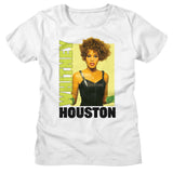 Whitney Houston Ladies T-Shirt Green Gloves Photo Tee - Yoga Clothing for You