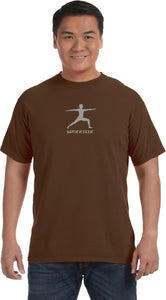 Warrior Pose Pigment Dye Yoga Tee Shirt - Yoga Clothing for You
