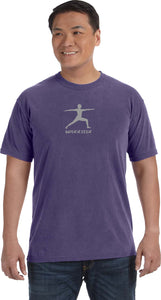 Warrior Pose Pigment Dye Yoga Tee Shirt - Yoga Clothing for You