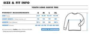 Kids AC/DC T-Shirt Thunderstruck Song Lyrics Youth Long Sleeve Shirt - Yoga Clothing for You