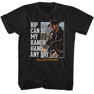 Yellowstone Rip Can Be My Ranch Hand Black T-shirt - Yoga Clothing for You