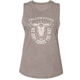 Yellowstone We Don't Choose The Way Ladies Sleeveless Muscle Ash Tank Top - Yoga Clothing for You