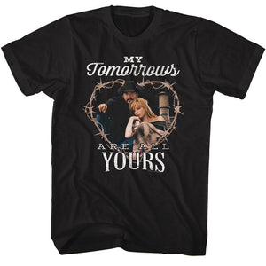 Yellowstone My Tomorrows Are All Yours Black T-shirt - Yoga Clothing for You