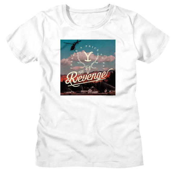 Yellowstone Ladies T-Shirt Price to Pay for Revenge Dutton Ranch Tee - Yoga Clothing for You