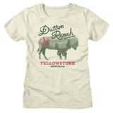 Yellowstone Ladies T-Shirt Dutton Ranch Buffalo Tee - Yoga Clothing for You