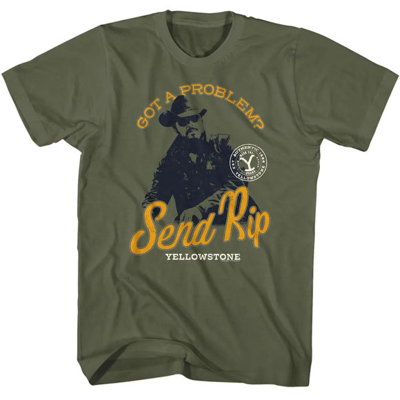 Yellowstone Got a Problem Send Rip Green T-shirt - Yoga Clothing for You