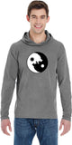 Yin Yang Wolves Heavyweight Pigment Hoodie Yoga Tee Shirt - Yoga Clothing for You