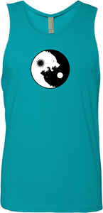 Yin Yang Wolves Premium Yoga Tank Top - Yoga Clothing for You