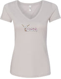 Yoga Spelling Ideal V-neck Yoga Tee Shirt - Yoga Clothing for You