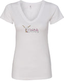 Yoga Spelling Ideal V-neck Yoga Tee Shirt - Yoga Clothing for You