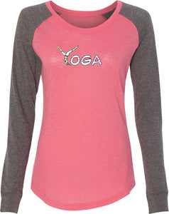 Yoga Spelling Preppy Patch Yoga Tee Shirt - Yoga Clothing for You