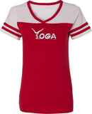 Yoga Spelling Powder Puff Yoga Tee Shirt - Yoga Clothing for You
