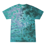 Tie Dye Multi Color Blotched Classic Fit Crewneck Short Sleeve T-shirt for Mens Women Adult T-shirt, Zero G - Yoga Clothing for You