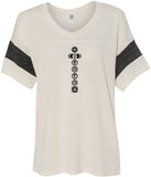 Black 7 Chakras Eco-Friendly V-neck Yoga Tee Shirt - Yoga Clothing for You