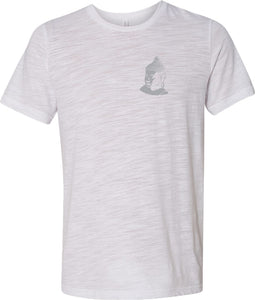 Buddha Pocket Print Burnout Yoga Tee Shirt - Yoga Clothing for You