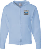 Built Ford Tough Full Zip Hoodie Pocket Print - Yoga Clothing for You