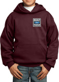 Built Ford Tough Kids Hoodie Pocket Print - Yoga Clothing for You
