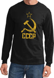 Soviet Union T-shirt Distressed CCCP Long Sleeve - Yoga Clothing for You